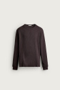 Zara Футболка ОБЫЧНОЙ ФОРМЫ коричневого ЦВЕТА С ВАФЕЛЬНОЙ ТЕКСТУРОЙ