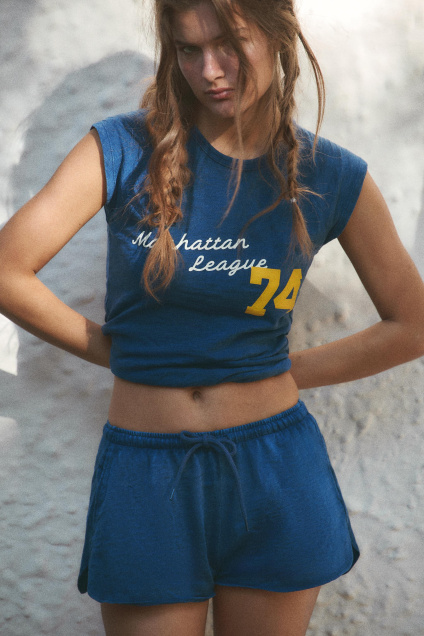 Zara ШОРТЫ FLAME НА ШНУРКЕ 507225761-407-2