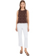 Petite Kelsey High-Rise Flare Pants In White