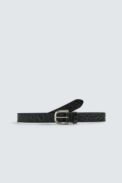 Zara РЕМЕШОК ИЗ ТИСНЕНОЙ КОЖИ 500524833-800-85