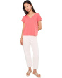 Relaxed Short Sleeve V-Neck Tee