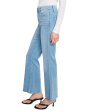 Marlow Skimmer Seamed Beltloops Raw Hem in Santorini Sky