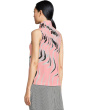 Whirlwind Print Sleeveless Polo