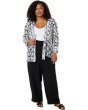 Plus Size Sand Dollar 4-Way Cardigan