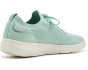 Super-Q Crystal-Trim Knit Slip-On Laced Sneakers