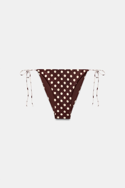 Zara ТРУСИКИ-БИКИНИ С ТОЧЕЧНЫМ РИСУНКОМ 505763654-700-1