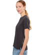Short Sleeve Step Hem Crew Neck Short Sleeve Tee