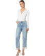 Heart And Soul Baxter Denim Jeans With Rhinestone Fringe Detail