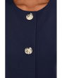 Button Front Sleeveless Dress