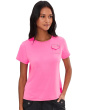 Crew Neck Pocket Lux Fabric Pink