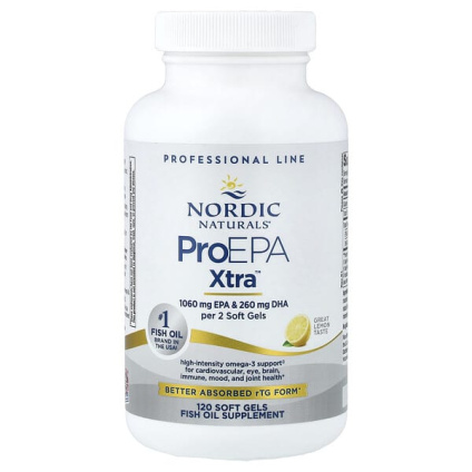 Nordic Naturals, ProEPA Xtra™, со вкусом лимона, 120 капсул
