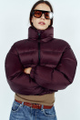 Zara Анорак с подкладкой из ветроустойчивого баклажана