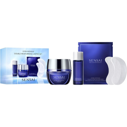 SENSAI Клеточная эффективность - линия Extra Intensive Extra Intensive Двойной увлажняющий крем Extra Intensive крем 40 мл + лосьон Extra Intensive 20 мл + 10-минутные восстанавливающие подушечки Extra Intensive - 1 шт.