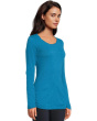 Long Sleeve Twisted Scoop Neck Tee