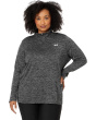 Plus Size Tech 1/4 Zip Twist