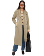 Maxi Raglan Trench With Bib