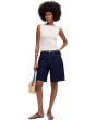 Smocked Boatneck Tank