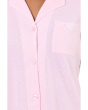 Petite Short Sleeve Notch Top & Capri Pajama Set