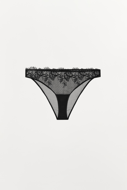 Zara КРУЖЕВНЫЕ ТРУСИКИ-ПЛЮМЕТИС 497995566-800-1
