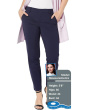 Petite Kelsey Straight Leg Trousers in Super Stretch Ponte Knit