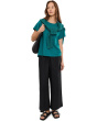 Organic Linen Ankle Wide Pants