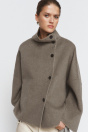 Zara КУРТКА ИЗ СМЕШАННОЙ ШЕРСТЯНОЙ ТКАНИ С ДЕКОРАТИВНЫМИ КОНТРАСТНЫМИ ШВАМИ ZW COLLECTION 495702786-737-2