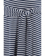 Fit-and-Flare Easy V-Neck Dress