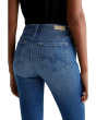 Mari Mid Rise Slim Straight Jeans in Runway