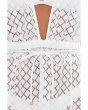 Beach Edit Gathered Lace Cover Up