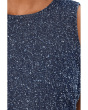 Boucle Denim Self Tie Dress