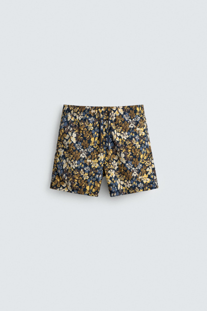 Zara Шорты ДЛЯ ПЛАВАНИЯ С ЦВЕТОЧНЫМ ПРИНТОМ 495707827-700-3