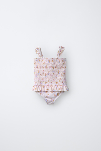 Zara 1-6 ЛЕТ/ КУПАЛЬНИК С ЦВЕТОЧНЫМ ПРИНТОМ 545893172-806-12