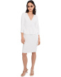 Crepe Peplum Short Dress