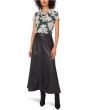 Cap Sleeve Cowl Front Blouse