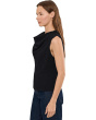 Shadow Grid Cowl Neck Top