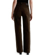 Kora High Rise Wide Leg in Rich Umber