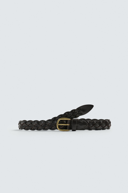 Zara Плетеный КОЖАНЫЙ РЕМЕНЬ 515148837-700-97