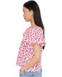 Short Sleeve Front Keyhole Raglan Top