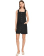 Posh Button Linen Dress