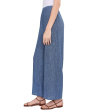 Woven Plisse Wide Ankle Pants