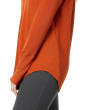Washed Cotton Modal Thermal Long Sleeve V-Neck Tunic