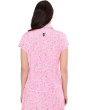 Wildflower Print Crossover V-Neck Short Sleeve