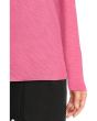 Long Sleeve Bias Crew Neck