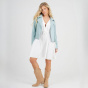 Brave Soul Байкерская куртка BS Womens из искусственной кожи цвета шалфея зеленого цвета