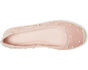 Pearl Fishnet Espadrille Ballet Flat