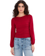 Smocked Boatneck Top