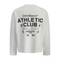 Jack and Jones Мужская спортивная толстовка с графическим принтом Crew