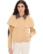 Cropped Cape Jacket