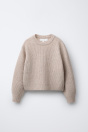 Zara СВИТЕР ЛЕВОЙ ВЯЗКИ 495698285-707-7