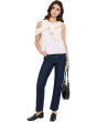 Sleeveless Crew Neck Blouse